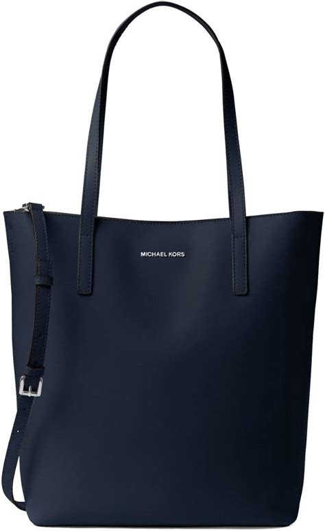 MICHAEL Michael Kors Emry Large Leather Tote (Navy)